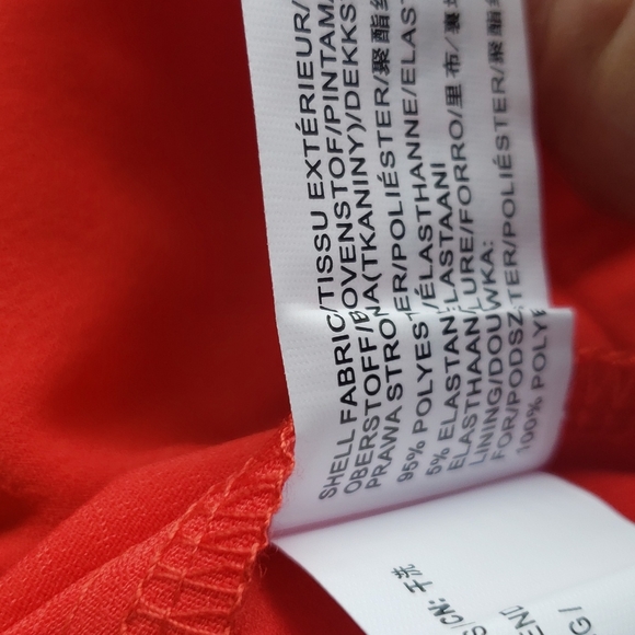 J.O.A. Red Puff Sleeve Halter Mini Dress sz M NEW - Picture 7 of 11